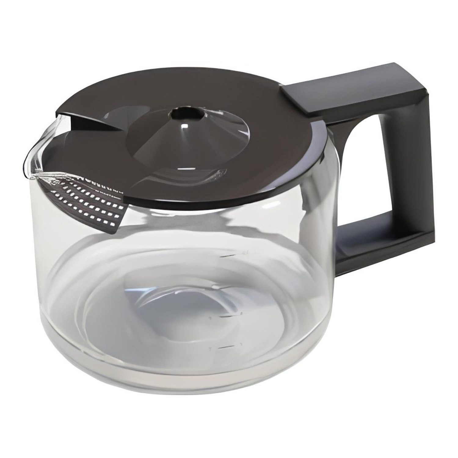 Krups Kaffeekanne Glaskanne SS-7235001405 Kanne mit Deckel, für Kaffeemaschine