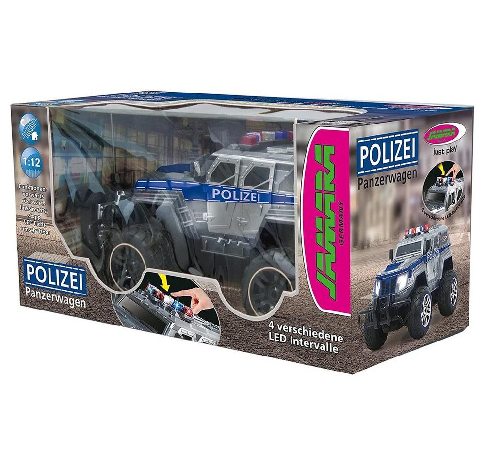 Thumbnail - Jamara RC-Auto Polizei Panzerwagen Monstertruck, Fernsteuerung Funkferngesteuertes Auto Truck