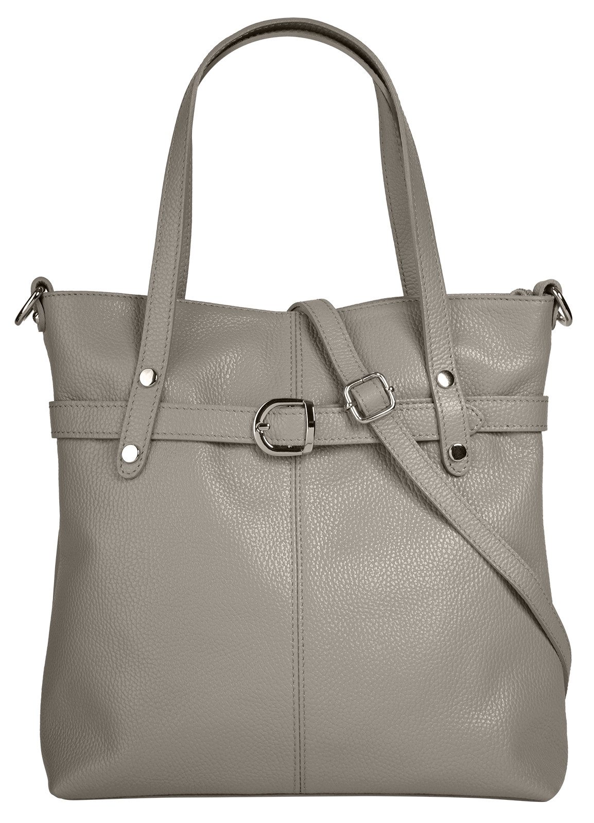 Cluty Shopper, echt Leder, Made in Italy