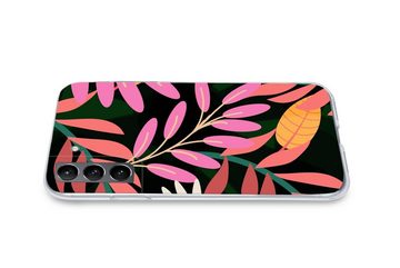 MuchoWow Handyhülle Tropisch - Blumen - Muster, Phone Case, Handyhülle Samsung Galaxy S21 Plus, Silikon, Schutzhülle