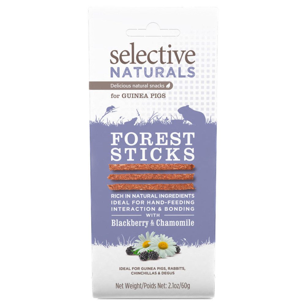 Supreme Science Selective Naturals Forest Sticks Blackberry & Chamomile 60 g, Snack für: Kleintier