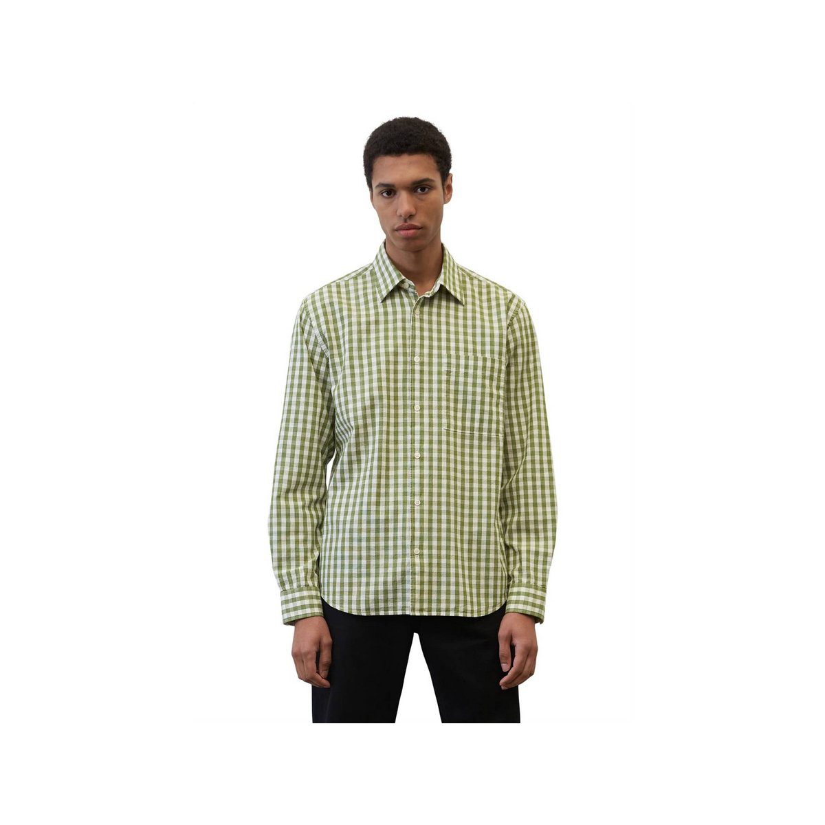 Marc O'Polo T-Shirt kombi (1-tlg) regular (44) khaki fit