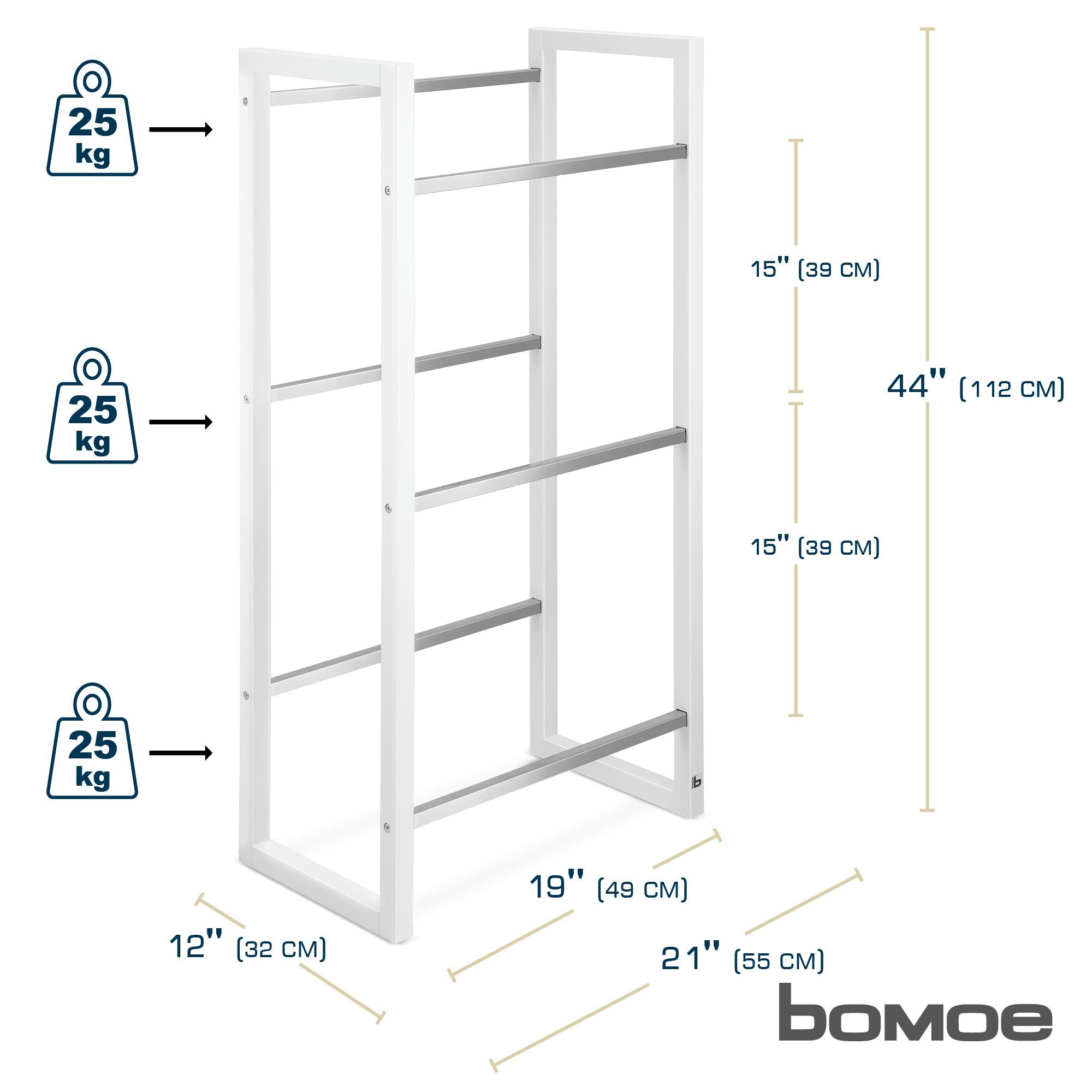 bomoe Regal Mattis, Getränkekistenregal, 55x32x112cm günstig online kaufen