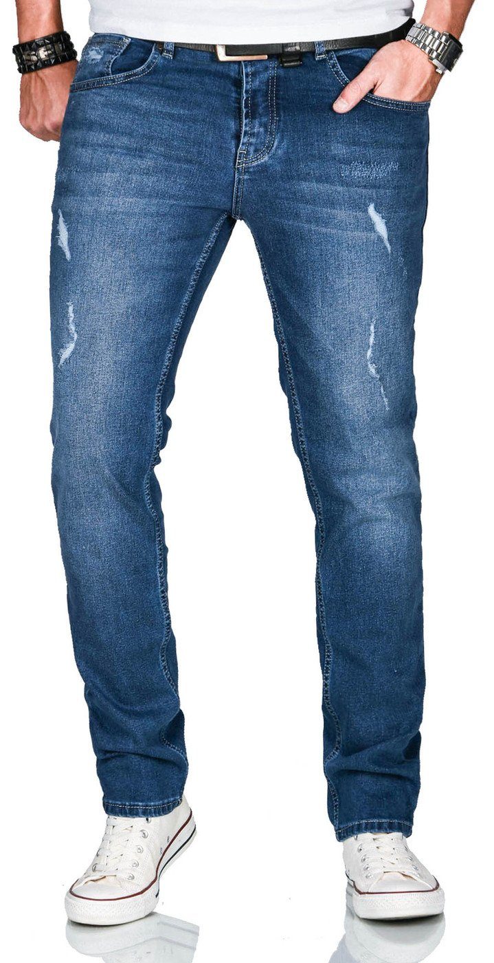 Alessandro Salvarini Straight-Jeans ASCatania mit used günstig online kaufen