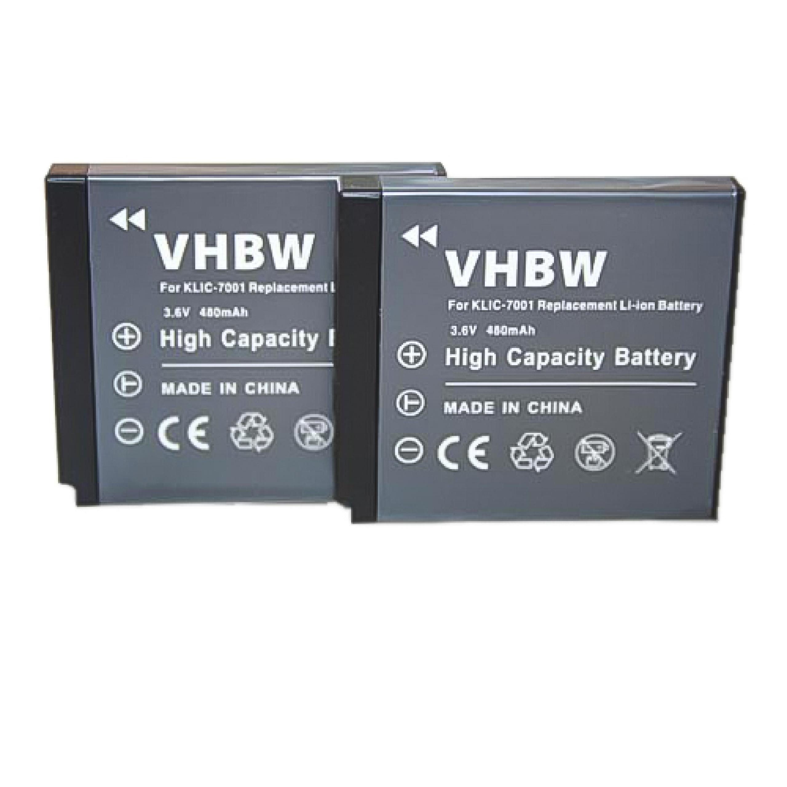 vhbw passend für Medion Life MD86063, MD86288, MD86390, S47000, X47006, Kamera-Akku 480 mAh