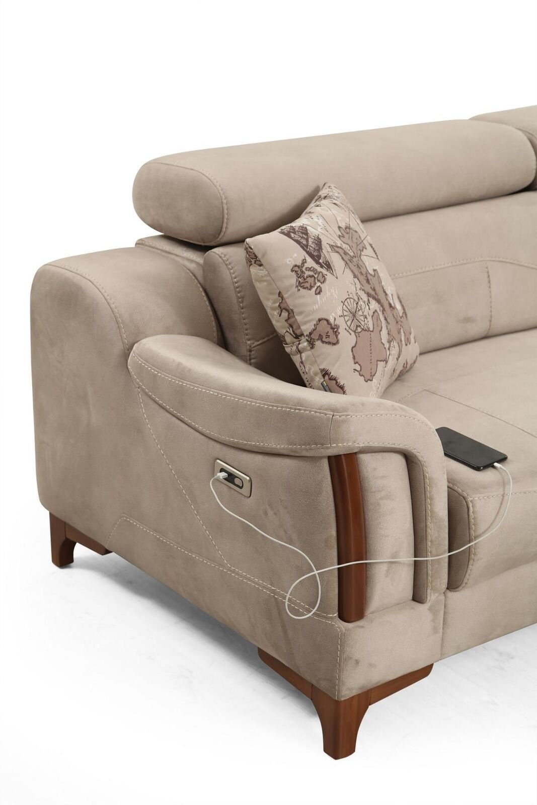 JVmoebel 2-Sitzer Modern Designer Neu Polster Made Textil, Wohnzimmer in Luxus Möbel Europa