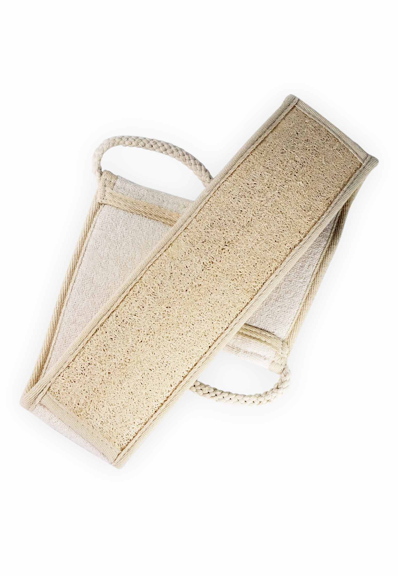 CINNEA Massageschwamm Luffa Massage-Rückengurt - Luffa Gürtel, 1 tlg., schnelltrocknend