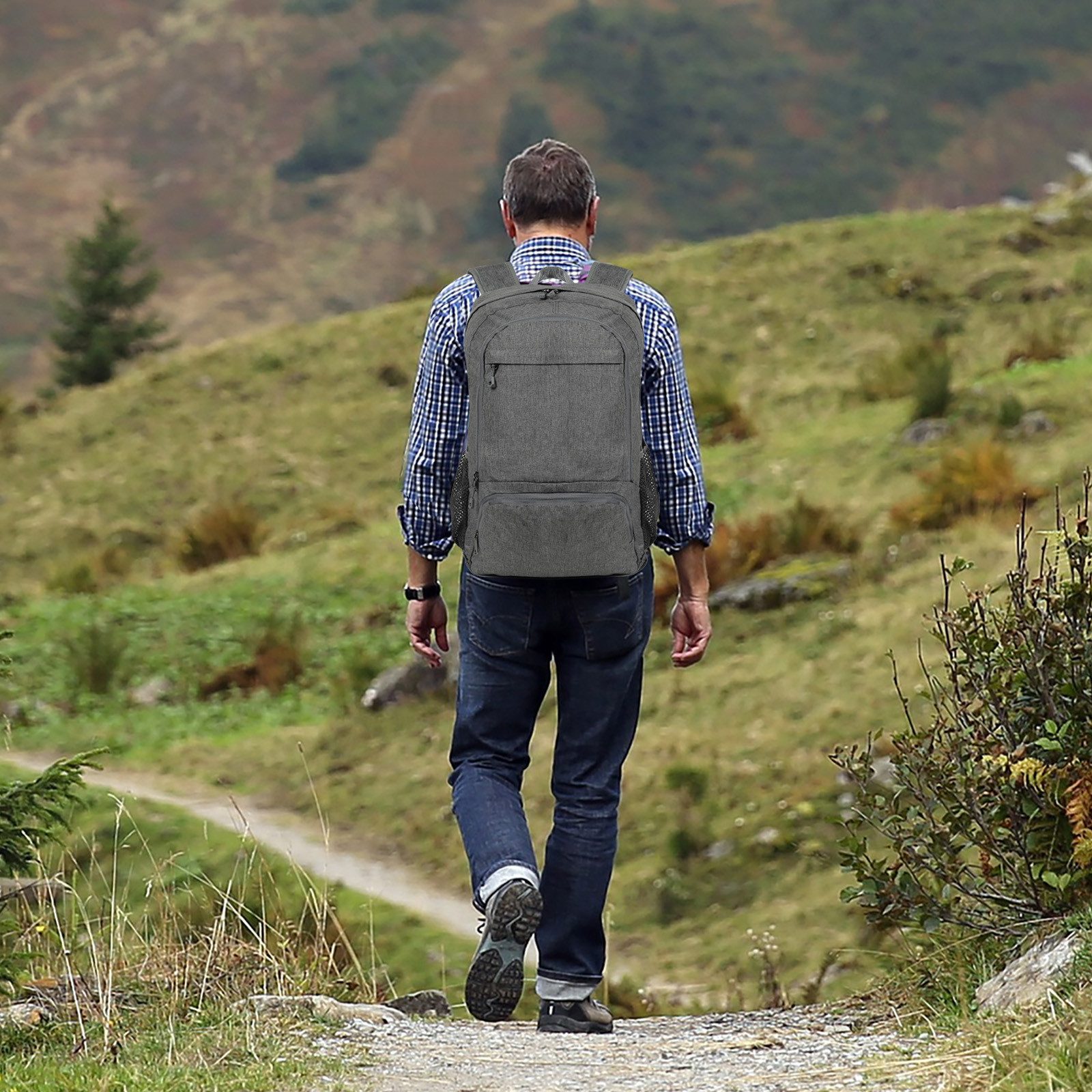 TAN.TOMI Wanderrucksack 23L Rucksack Leicht Faltbarer Reiserucksack Seitent günstig online kaufen