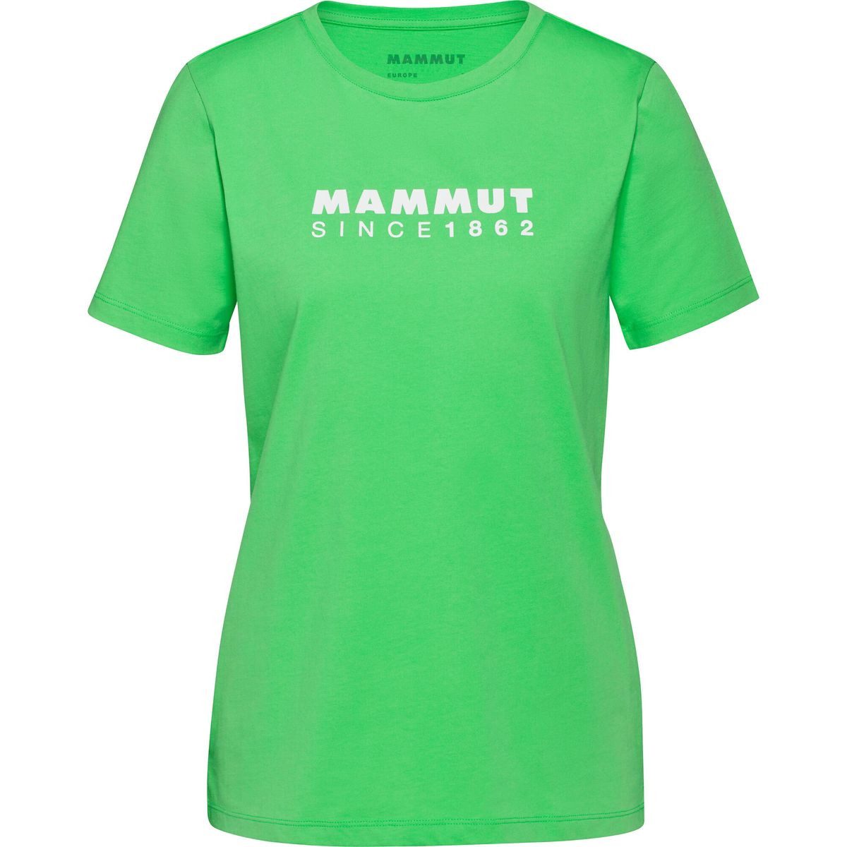 Mammut Kurzarmshirt Core T-shirt Women Logo Komfortables T-Shirt aus 100 % Bio-Baumwolle für Klettern, Wandern