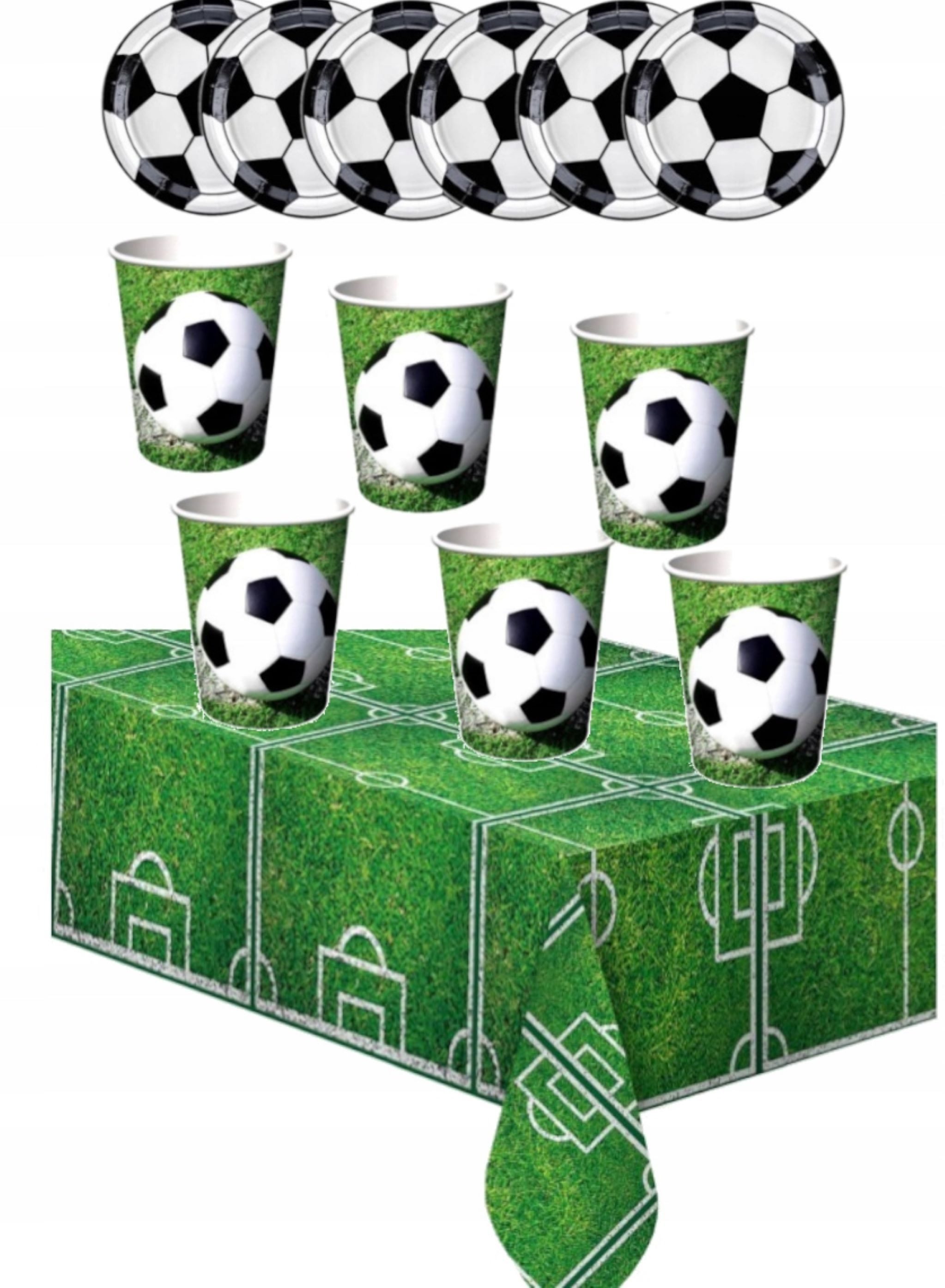 PartyPal Pappteller Geburtstagsset Fußball – ideal für Partys!