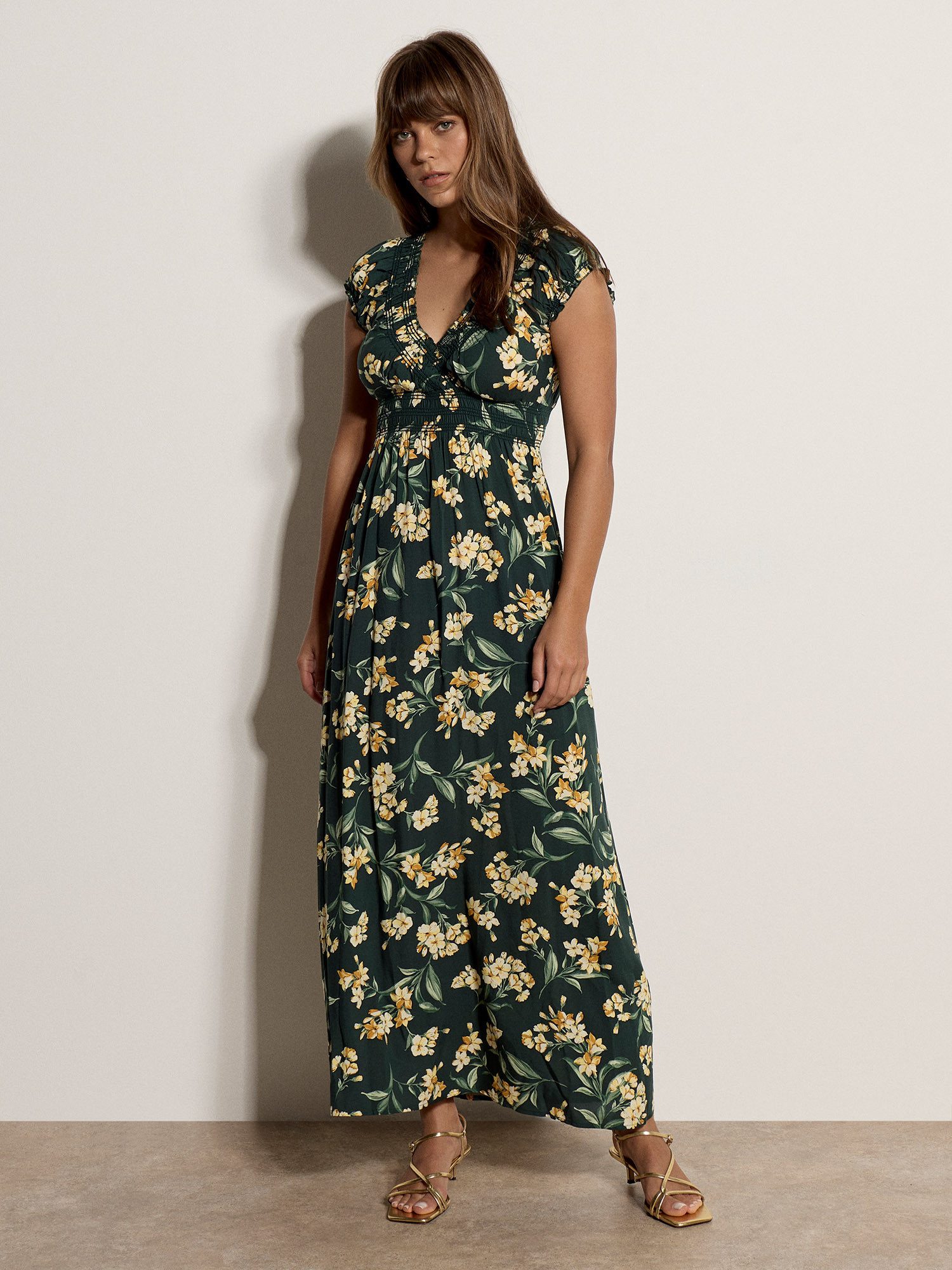 Maxikleid Jasmine Maxikleid in Wickeloptik