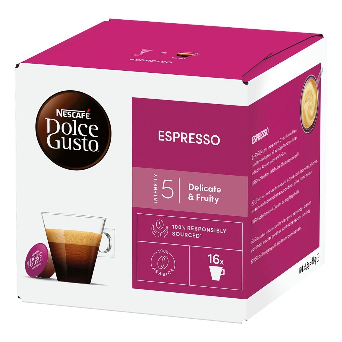 NESCAFÉ® Dolce Gusto® Kaffee Espresso, 3x 16 Kapseln