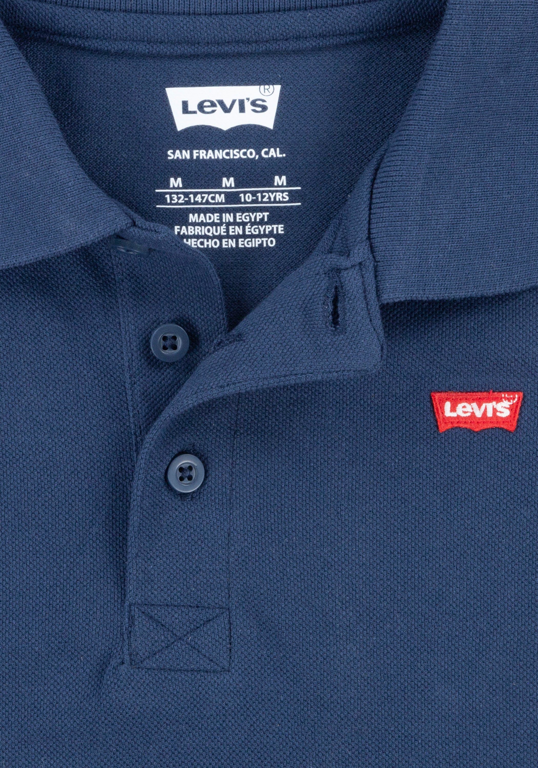 BOYS blue BACK TAPE Levi's® Kids LVB for POLO Poloshirt NECK dress