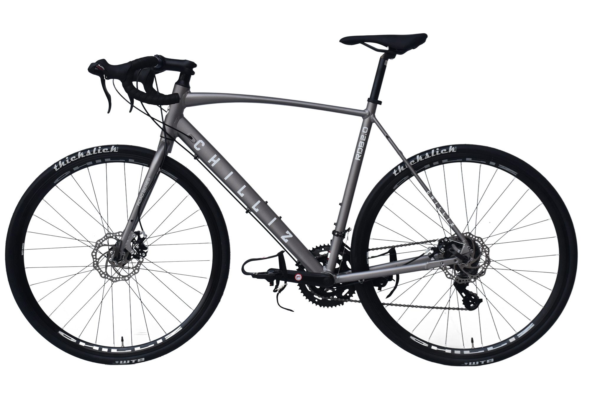 CHILLIZ Rennrad RDB2.0, 14 Gang Shimano Tourney Schaltwerk, Kettenschaltung