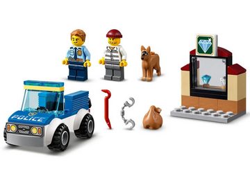 LEGO® Konstruktionsspielsteine LEGO® City - Polizeihundestaffel, (Set, 67 St)