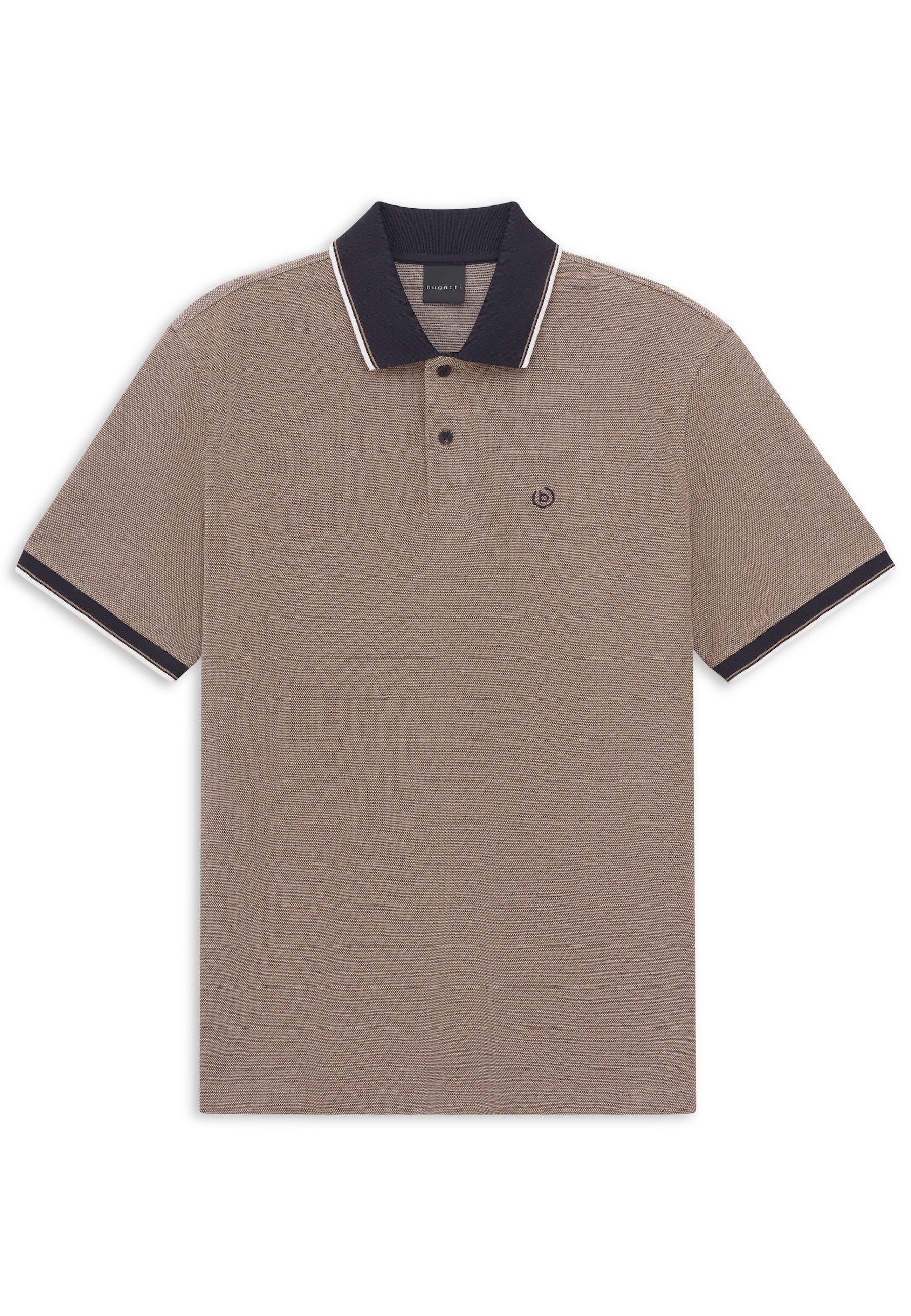 bugatti Poloshirt Modern Fit mit dezenter Stickerei
