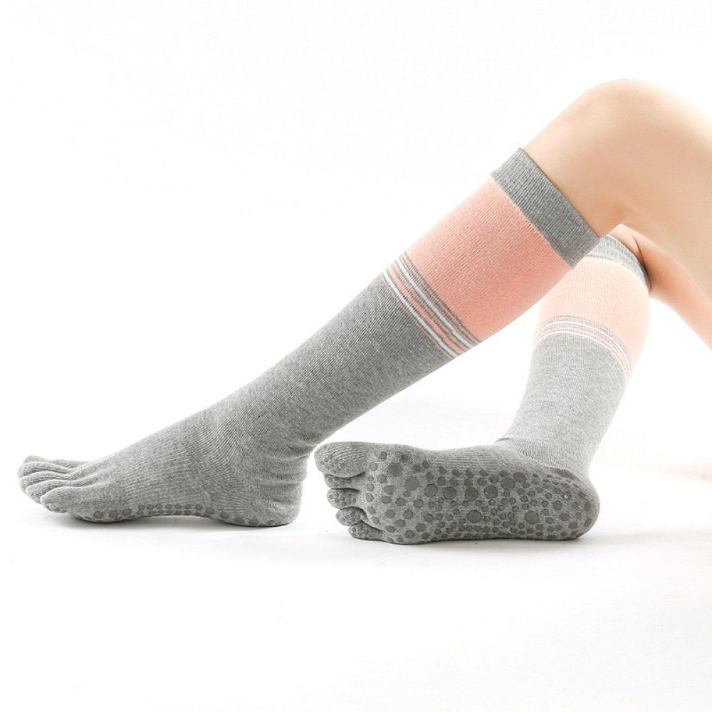 Kniestrümpfe,Yoga-Strümpfe Opspring Damen,Rutschfeste Socken Zehenstrümpfe für
