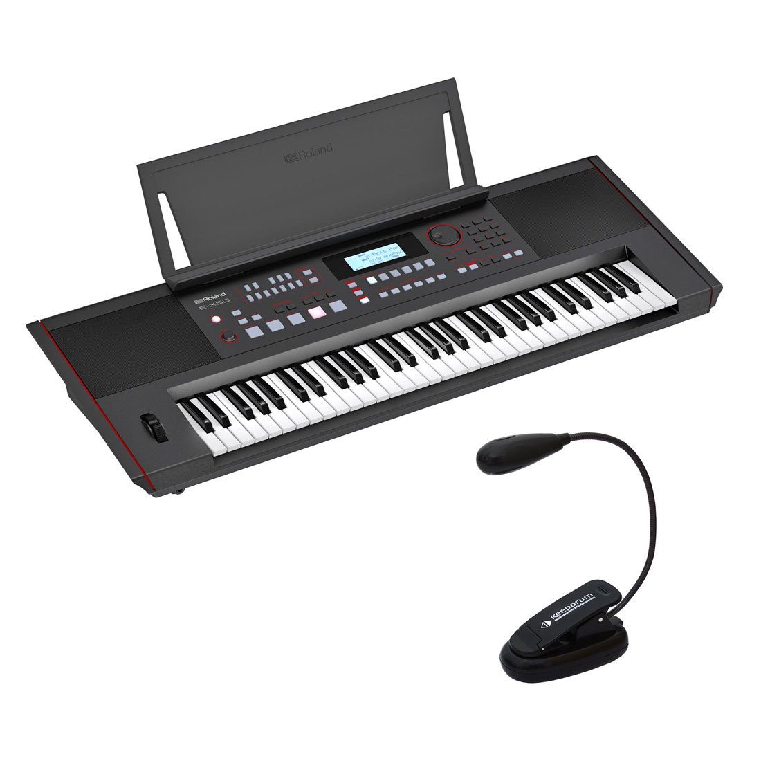 Roland Home-Keyboard Roland E-X50 Entertainment Keyboard mit Notenleuchte