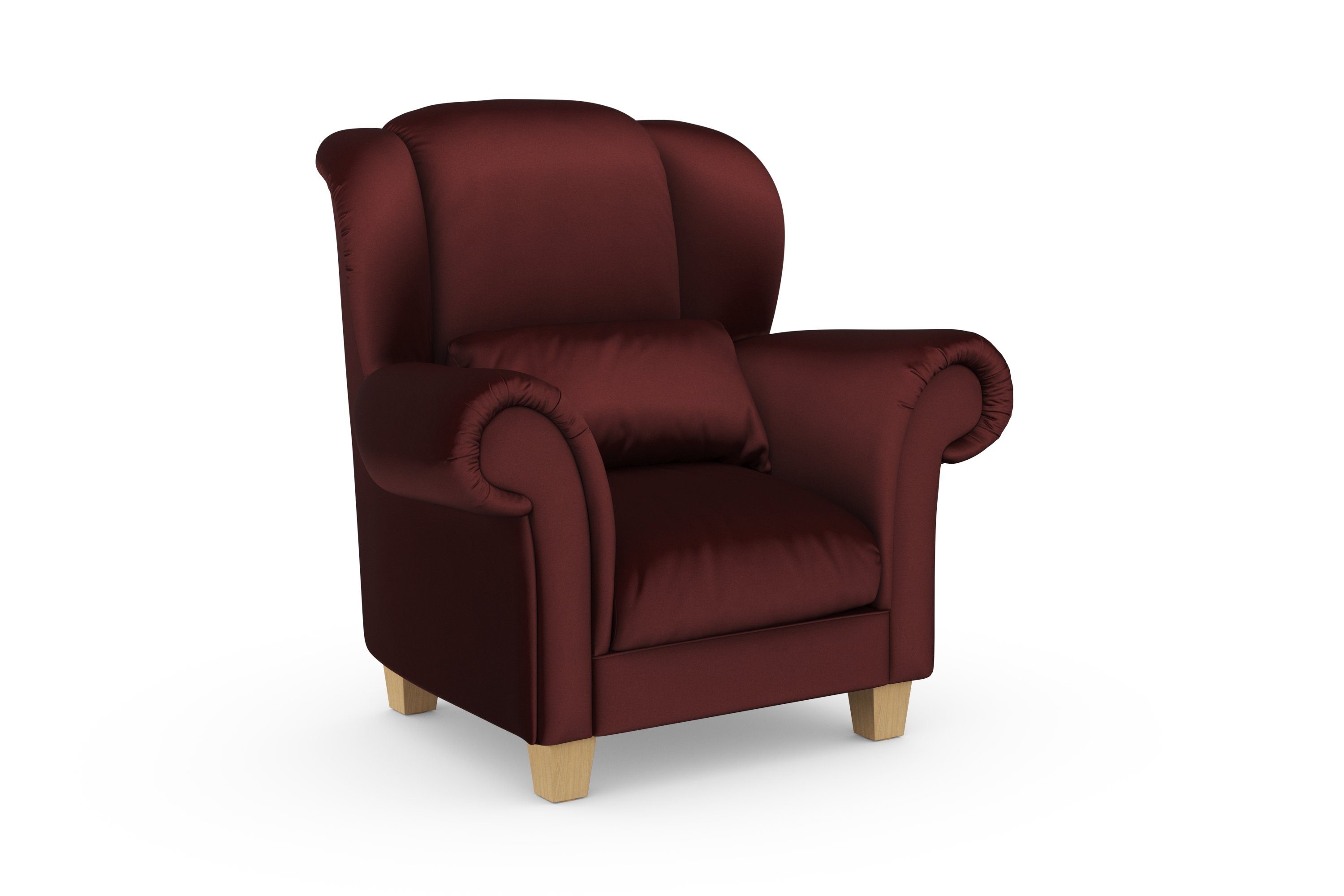 Home affaire Ohrensessel Sitzkomfort Design (1-St), softem, Ohrenseesel und zeitlosem mit weichem Queenie