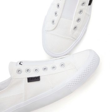 Elbsand Slip-On Sneaker aus Textil, bequemer Elastik Einsatz, Halbschuh, Slipper,Freizeitschuh
