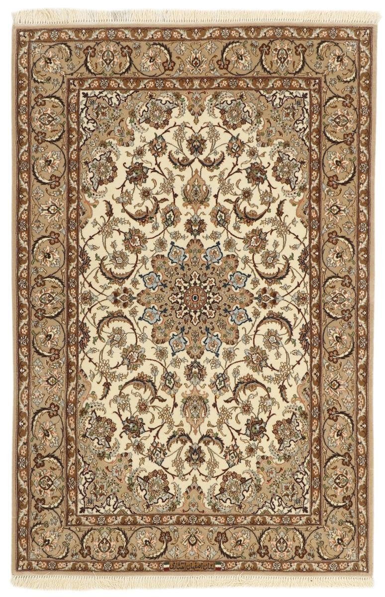 Isfahan Nain Höhe: / mm Handgeknüpfter Orientteppich 6 rechteckig, Orientteppich 112x168 Perserteppich, Trading,