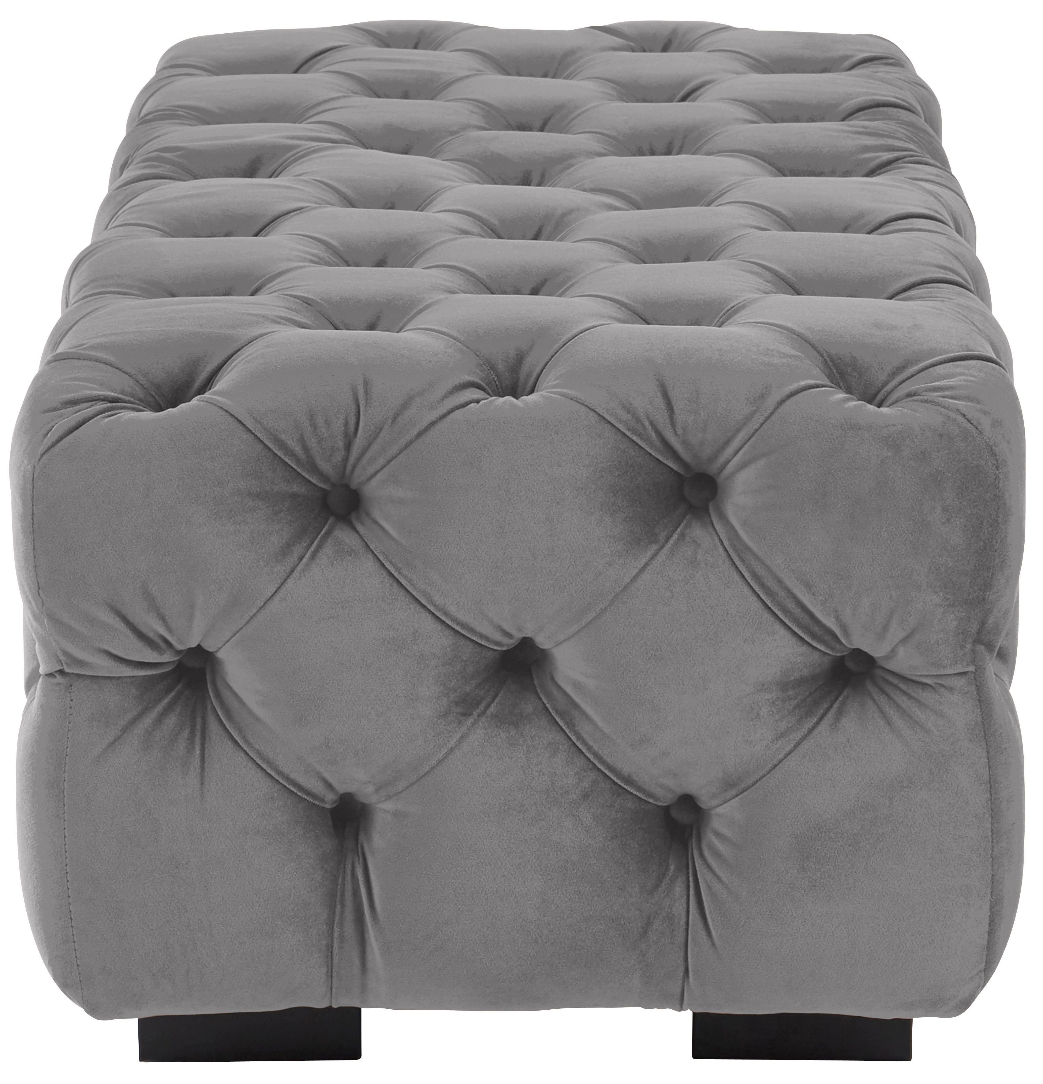 Home affaire Polsterhocker Kalina, mit klassischer Chesterfield-Knopfheftung