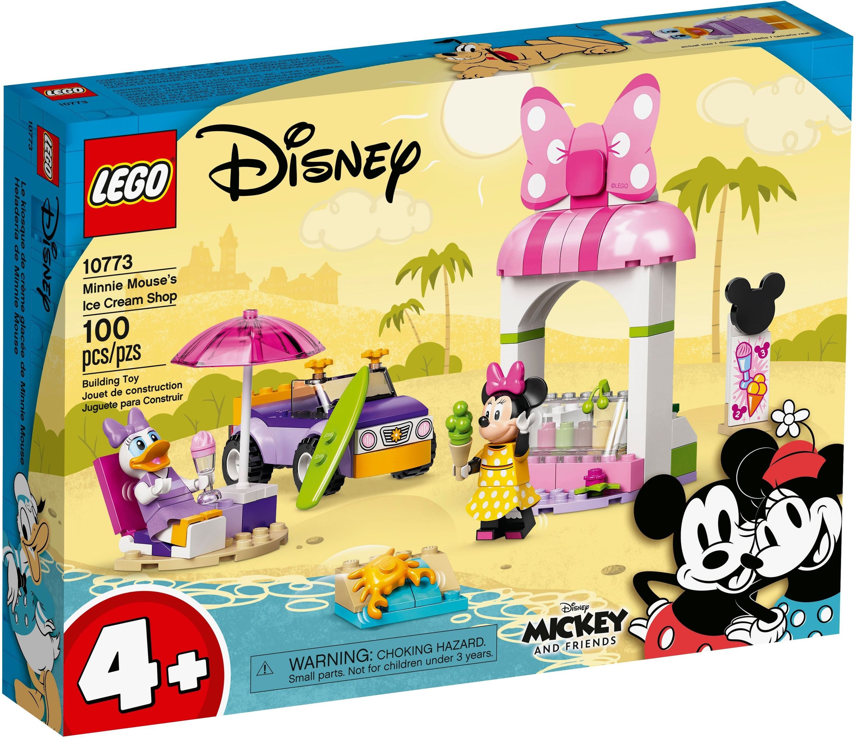 LEGO® LEGO® Disney Minnies Eisdiele - 10773 NEU! Teile 100x Конструктора, (Bausteine, 100 St., Kreativ-Set), Made in Europe
