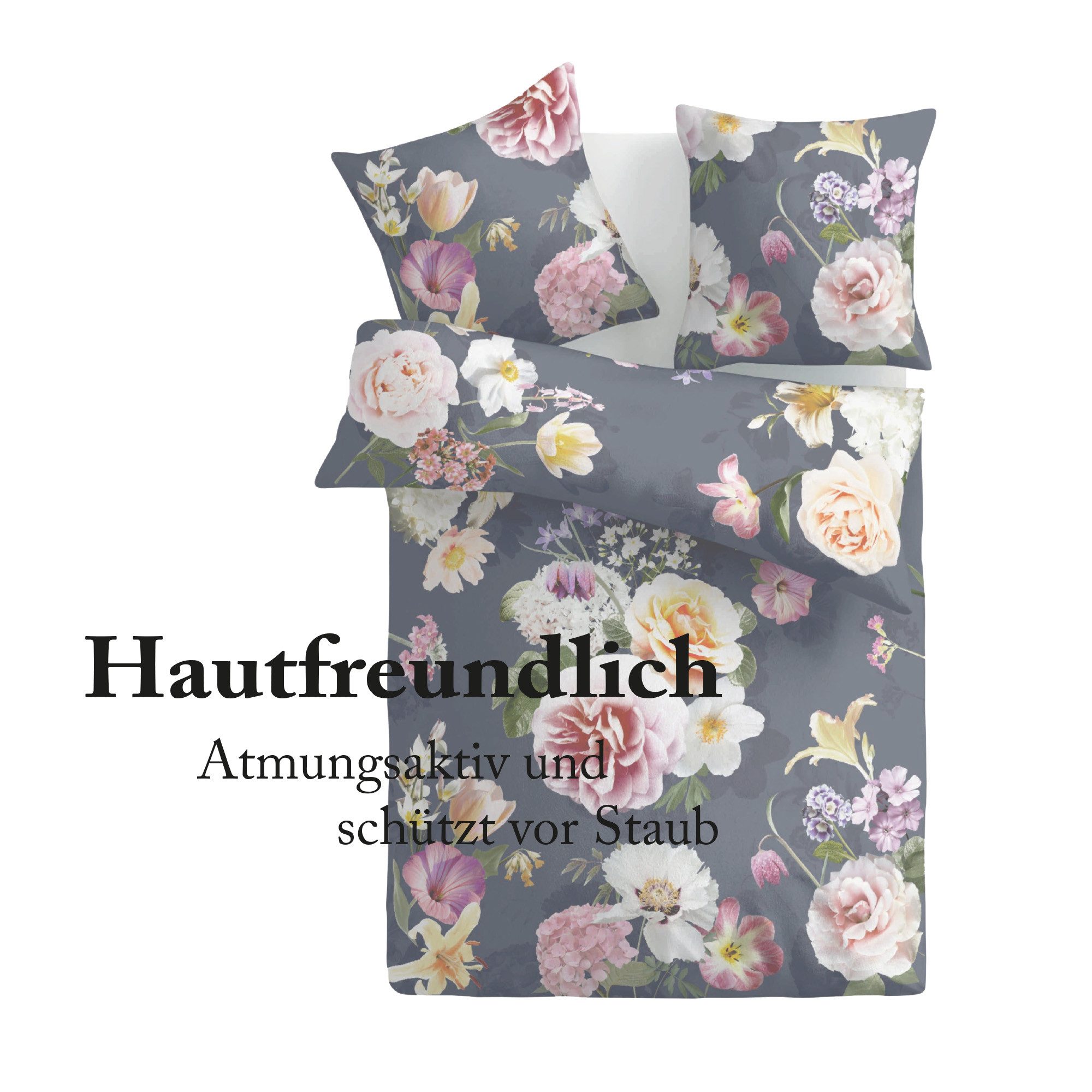 Bestlivings Bettwäsche Set - Kopfkissenbezug und Bettbezug mit Reißverschluss, Baumwolle, 2 teilig, Bettbezug 135x200cm Kissenbezug 80x80cm - Atmungsaktiv