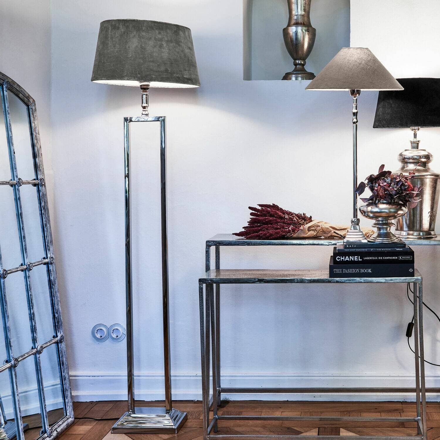 Mirabeau Lampenschirm Lampenschirm Boffas grau