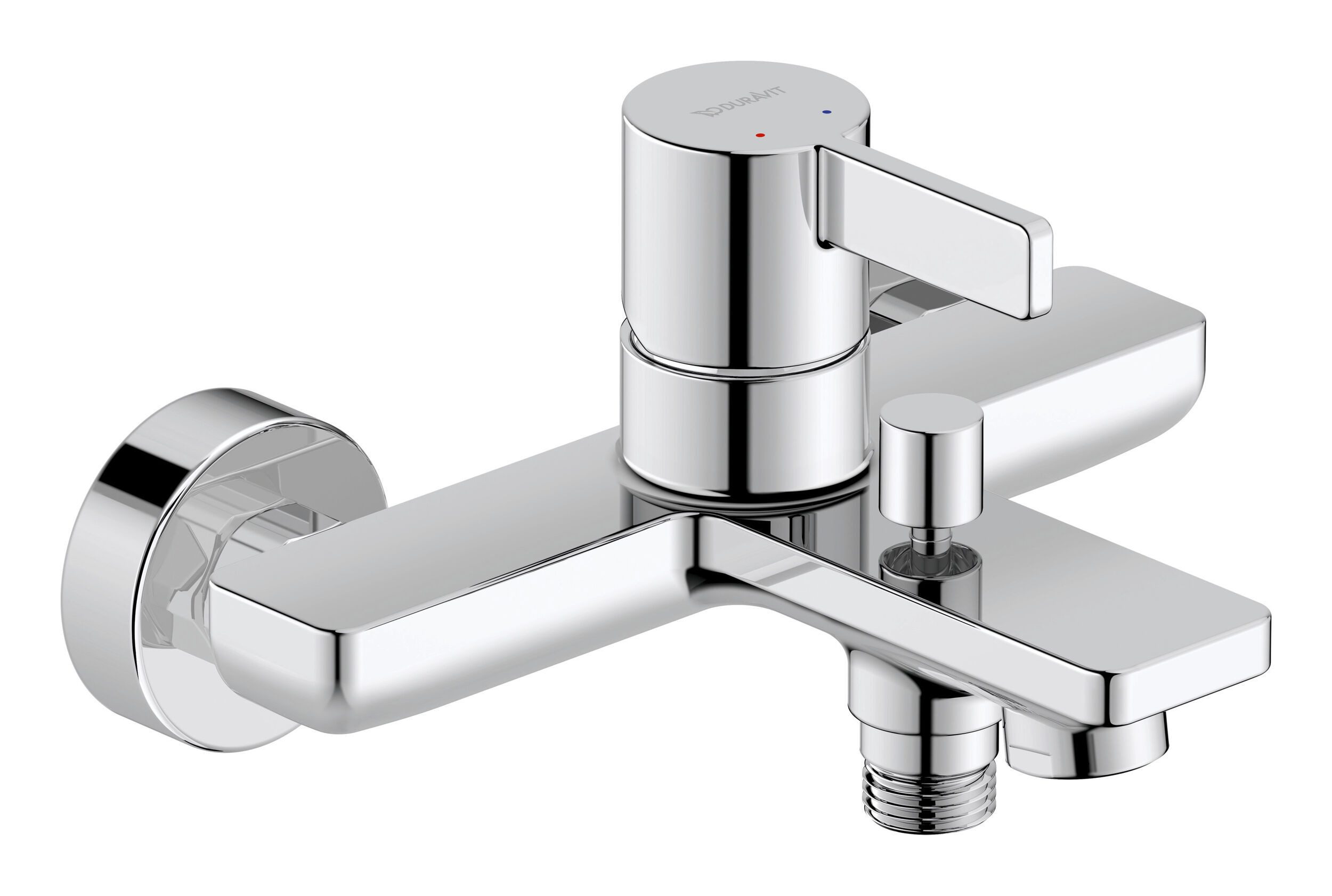 Duravit Wannenarmatur D-Neo Einhebel-Wannenmischer Aufputz - Chrom Hochglanz