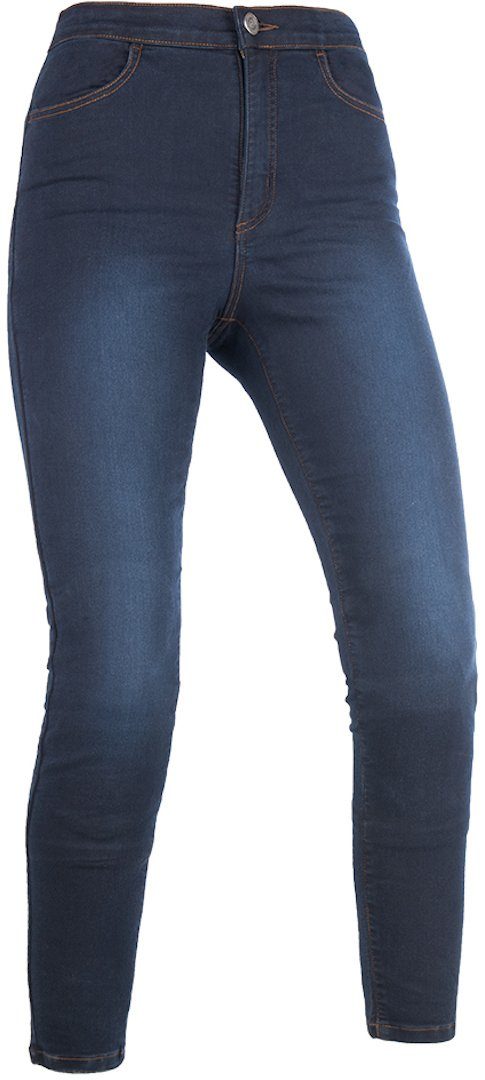 OXFORD Motorradhose Super Indigo Long Damen Motorrad Jeggings Knieprotektoren enthalten