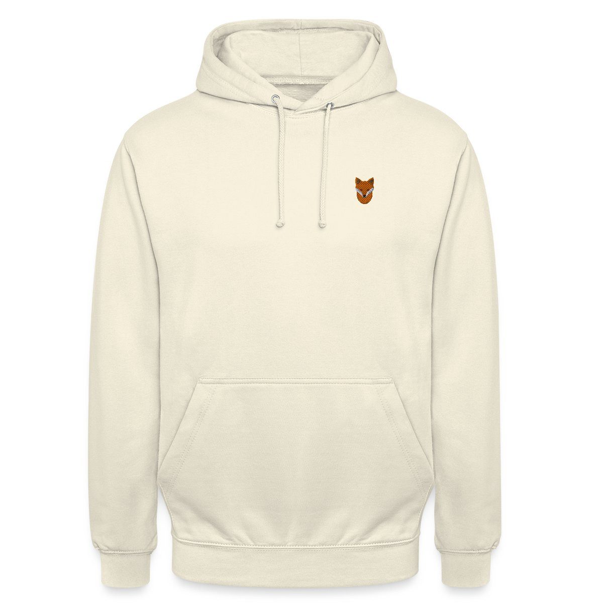 Spreadshirt Hoodie Gestickter Fuchs Für Naturfans Und Ruhige Köpfe Unisex Hoodie (1-tlg)