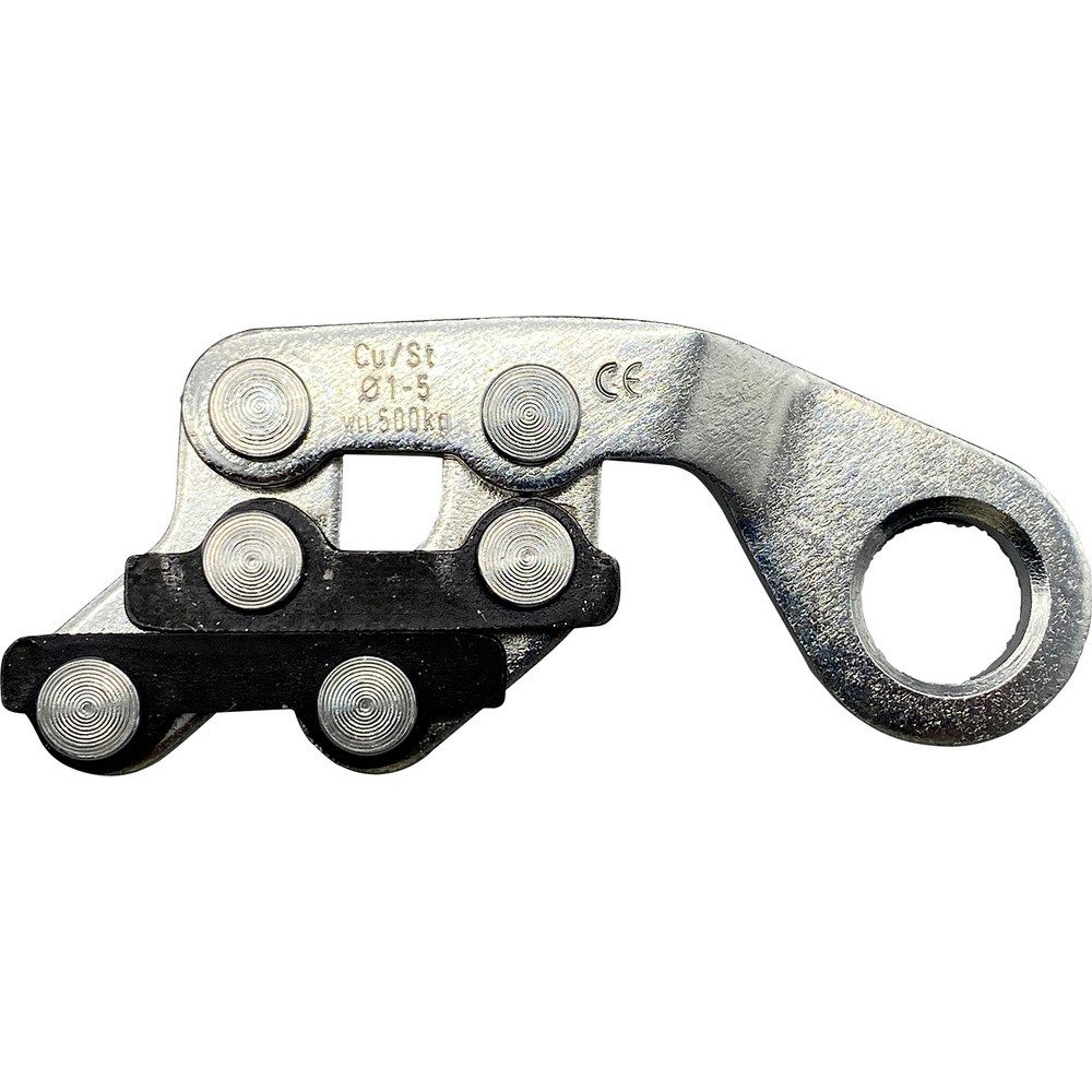 Berger & Schröter Seilklammern Berger & Schröter 12504 Seilklemme 1 mm Stahl verzinkt, brüniert 1 St