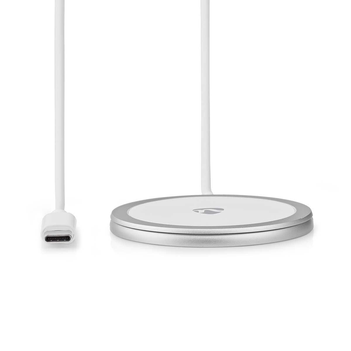Nedis WCHAQM250SI Universal-Ladegerät (1-tlg., Qi charging, USB-C connection, flexible use for everyday convenience)