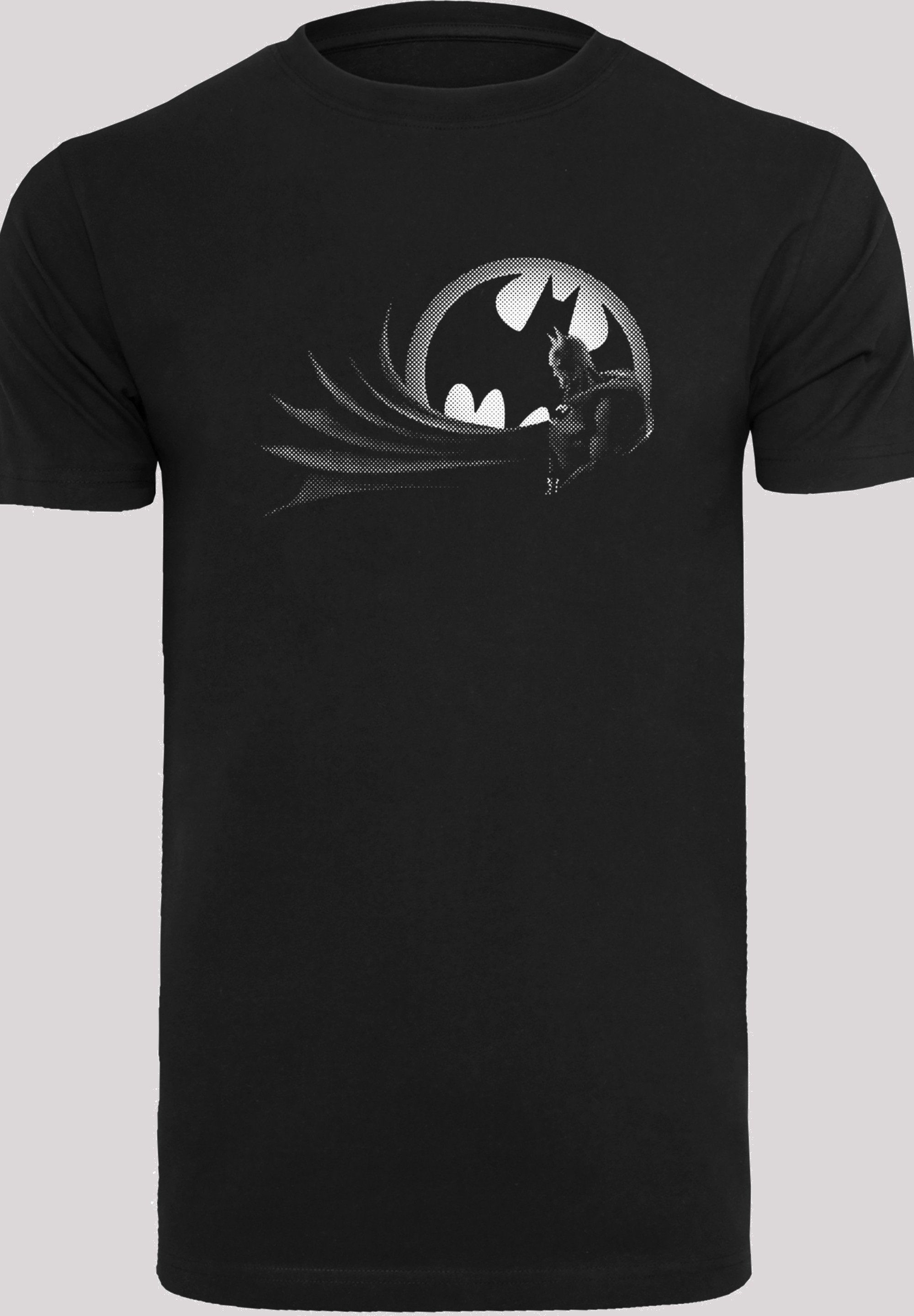 Neck F4NT4STIC Round with Herren Kurzarmshirt T-Shirt Spot (1-tlg) Batman