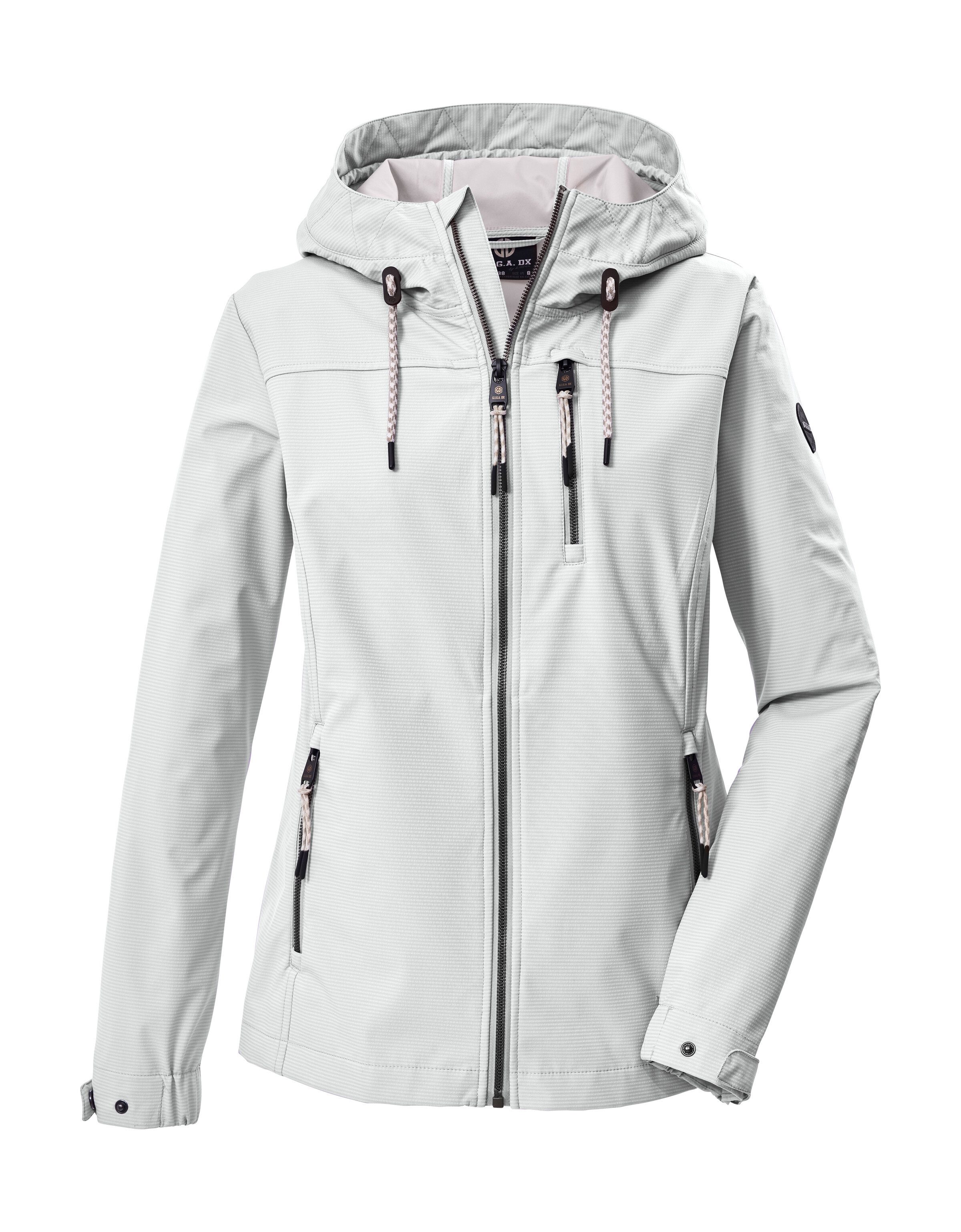 G.I.G.A. DX by killtec Softshelljacke GS 111 WMN SFTSHLL JCKT Atmungsaktive, wasserabweisende Damenjacke mit verstellbarer Kapuze