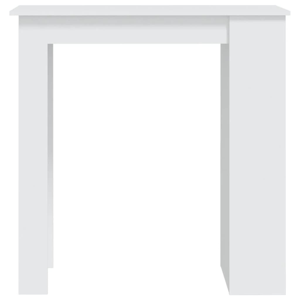 furnicato cm mit Weiß Holzwerkstoff Esstisch Ablagefläche 102x50x103,5 Bartisch (1-St)