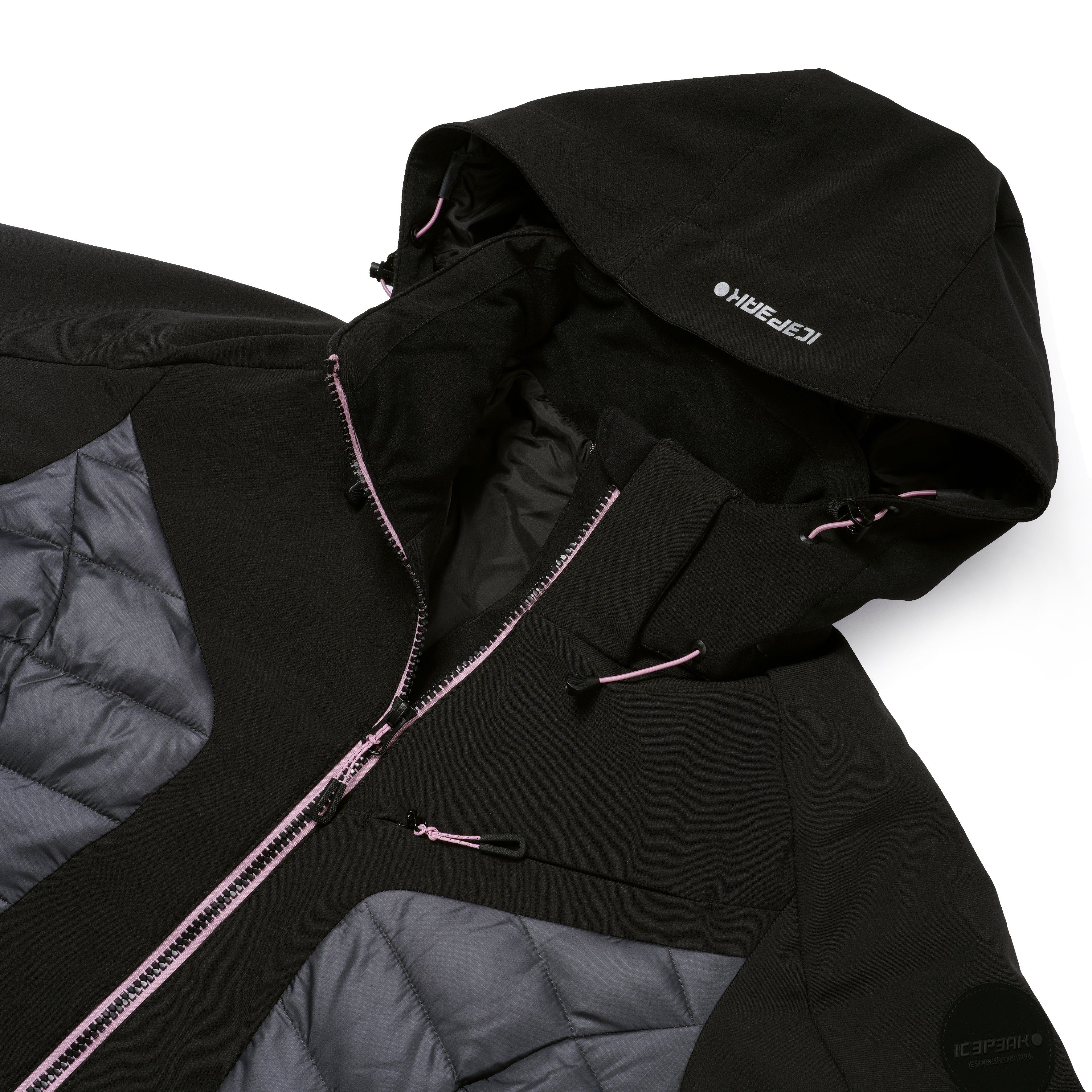 Softshelljacke mit ICEPEAK Icepeak Steppeinsatz FREITAL