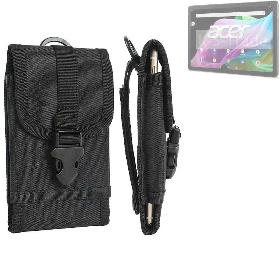 K-S-Trade Handyhülle für Acer Iconia Tab P10, Holster Handy Hülle Holster Handytasche Gürtel Tasche Schutz