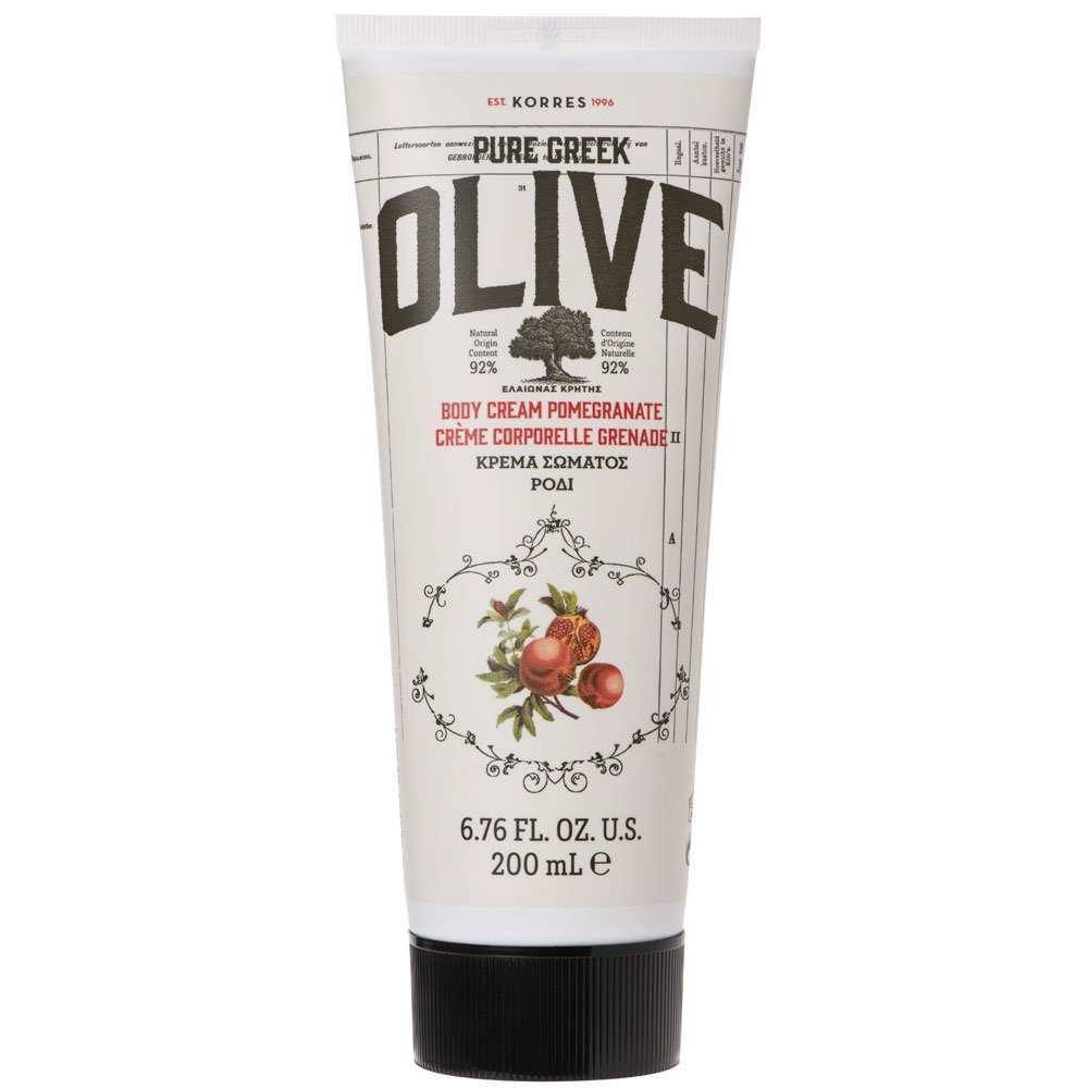 Korres Körpercreme OLIVE POMEGRANATE, Olivgrün, 200 ml