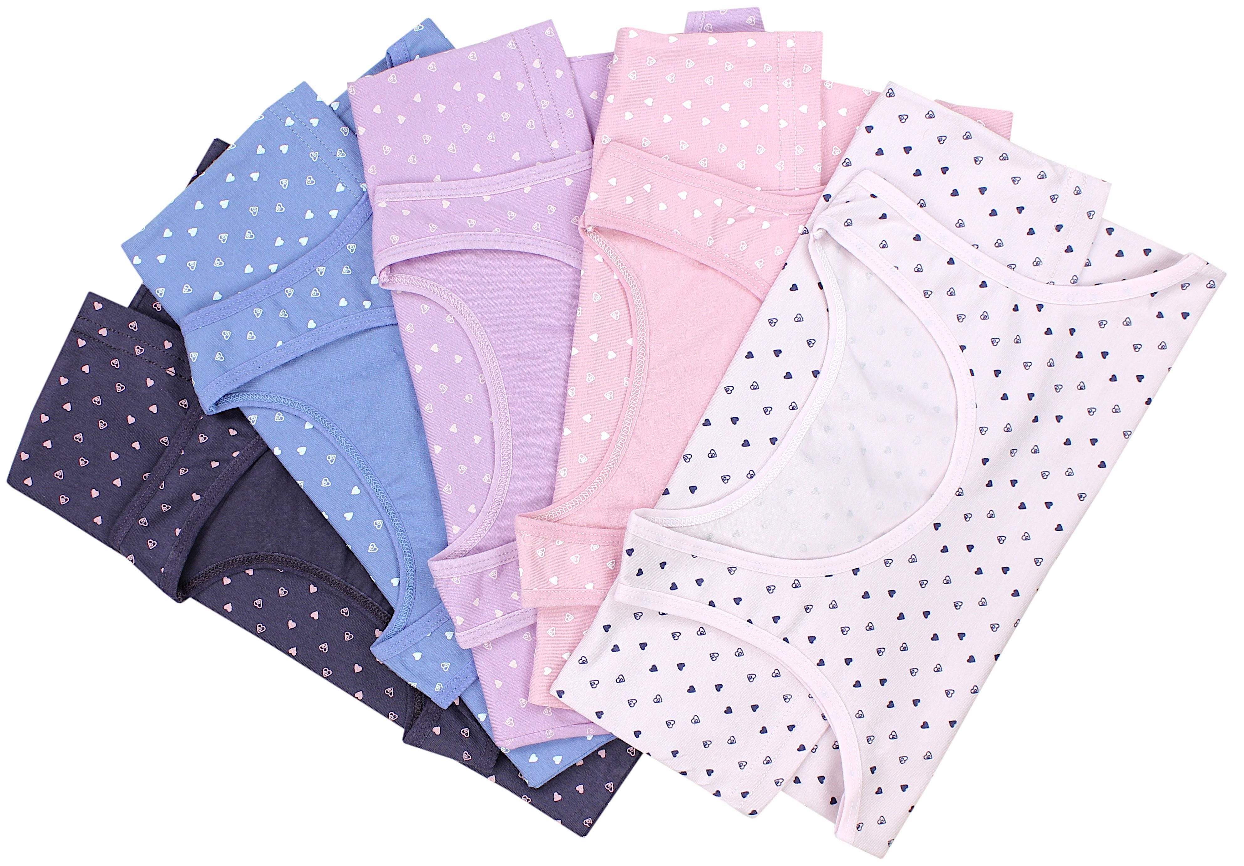 TupTam Unterhemd TupTam Mädchen Baumwolle Unterhemd 5er Pack Tank Top Ärmellos Kinder