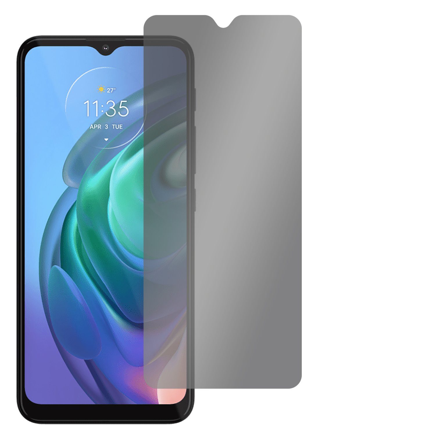 SLABO Schutzfolie Blickschutzfolie 360° Sichtschutz 4-Way, Motorola Moto G10