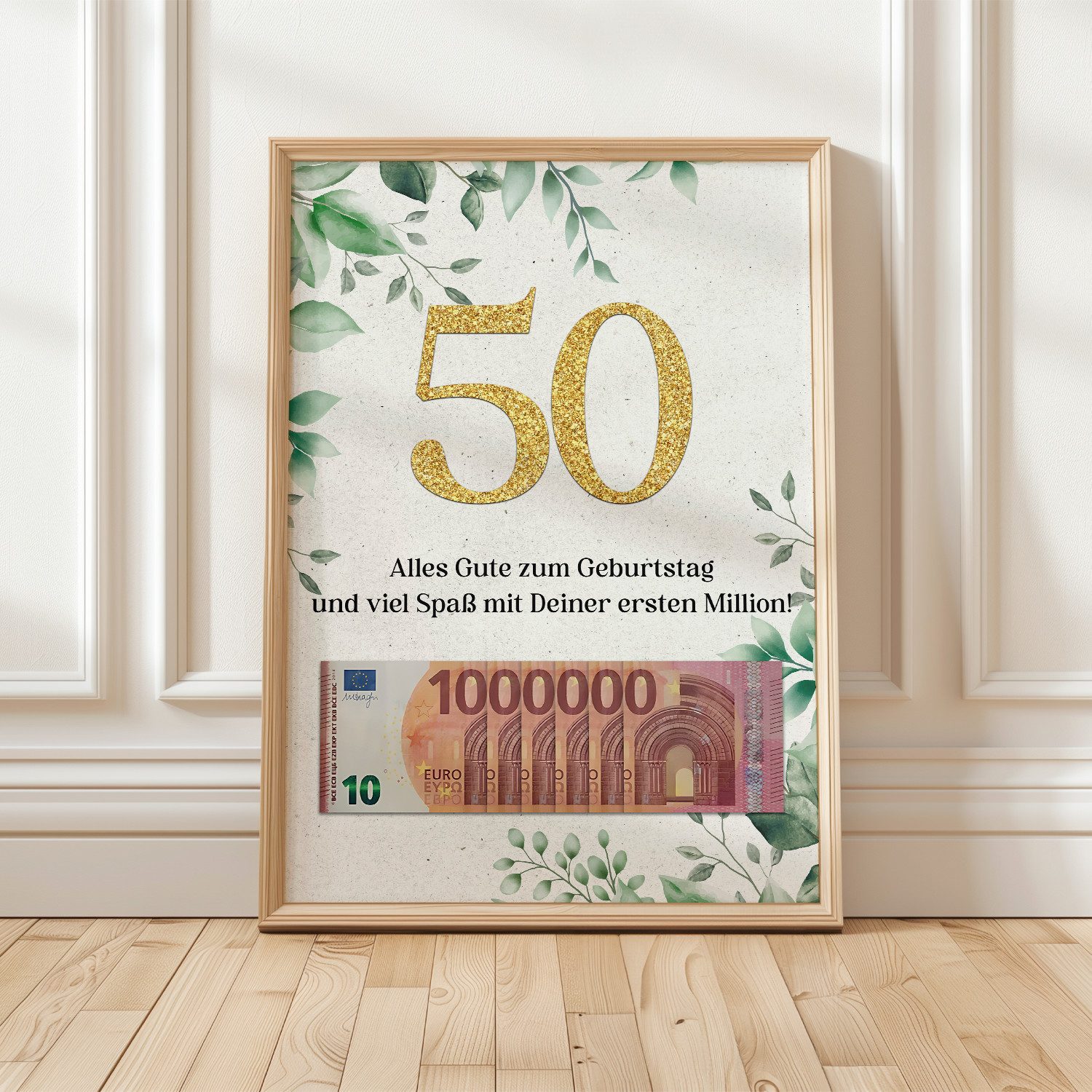 Tigerlino Poster Geburtstag Geldgeschenk Männer Frauen günstig online kaufen