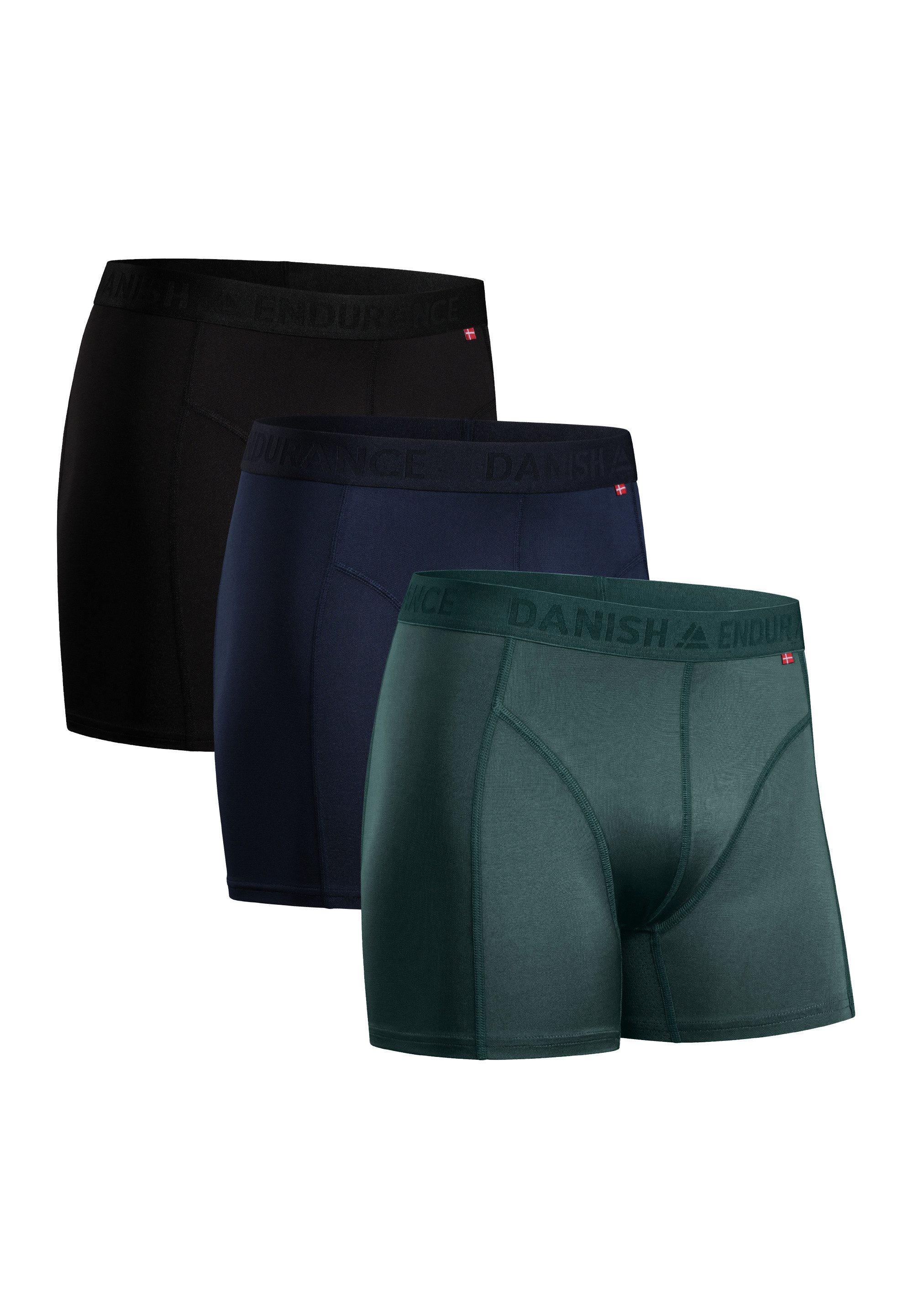 DANISH ENDURANCE Boxershorts Sports Trunks (3-St) günstig online kaufen