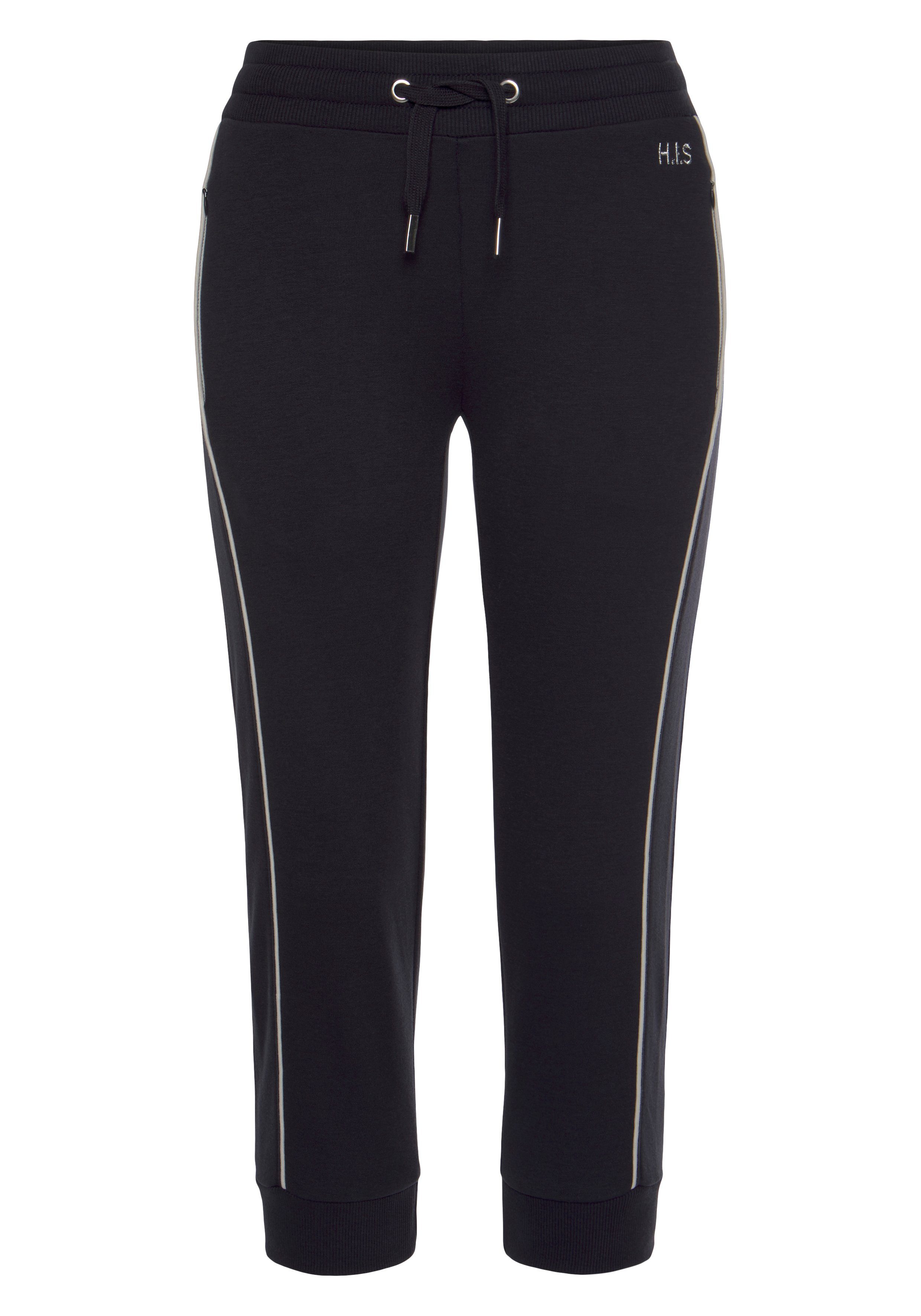 H.I.S Caprihose mit seitlichen Piping, Loungewear. Reduzierter Preis € 24,99. Unverbindliche Preisempfehlung € 29,99