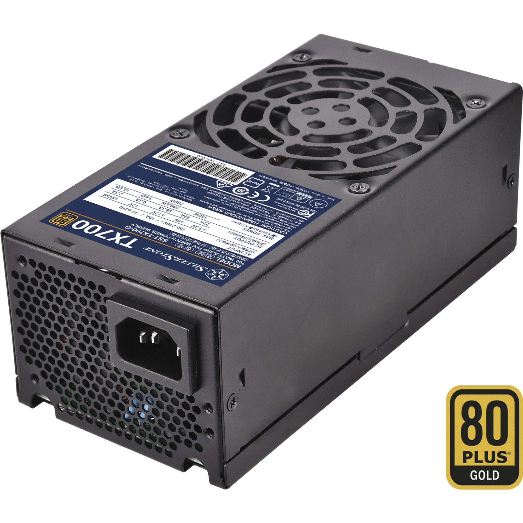 Silverstone SilverStone SST-TX700-G 700W, PC-Netzteil, (2x PC-Netzteil (80 PLUS Gold)
