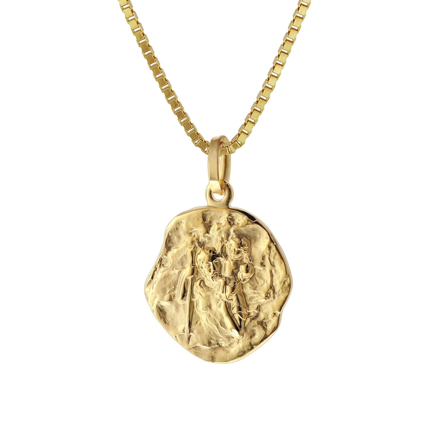 trendor Kette mit Anhänger Christophorus Anhänger günstig online kaufen