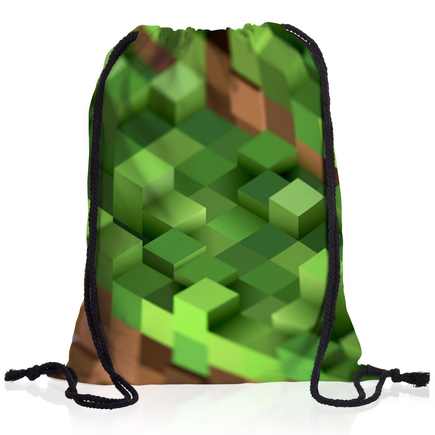 VOID Henkeltasche, Mine Würfel Rucksack Tasche Sport Beutel block minecraft