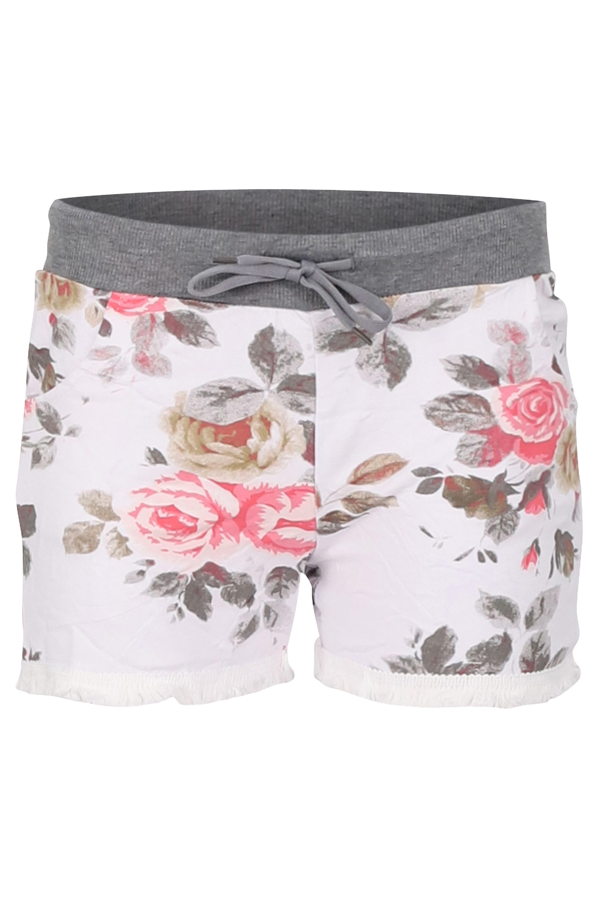 malito more than fashion Hotpants 2333 kurze Sommer Short mit floralem Print