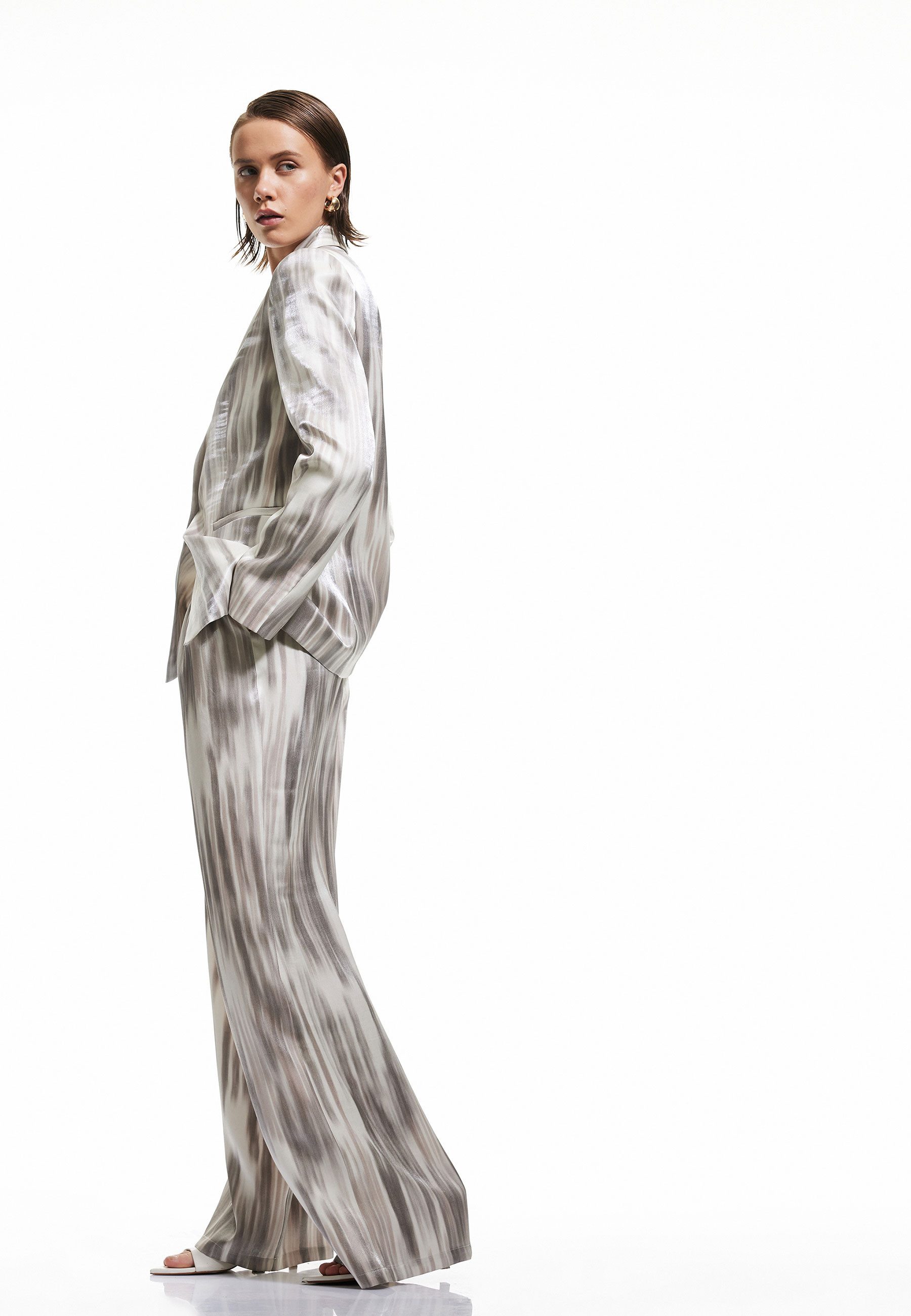 Koton Palazzohose Hohe Leibhöhe Palazzo Palazzohose günstig online kaufen